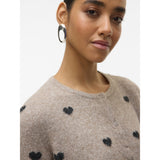 Vero Moda VERO MODA Dam Kofta VMDoffy Cardigan Moon Rock W BLACK HEARTS