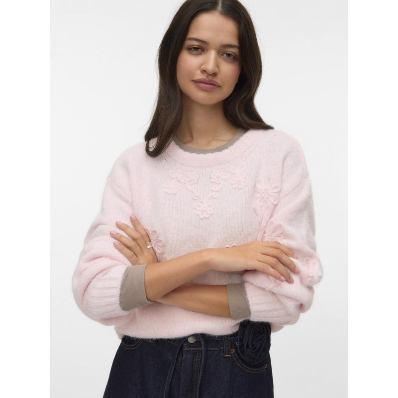 Vero Moda VERO MODA Dam Pullover VMBlossom Pullover Pink-A-Boo