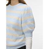 Vero Moda VERO MODA Dam Pullover VMDoffy Knit Cashmere Blue BIRCH
