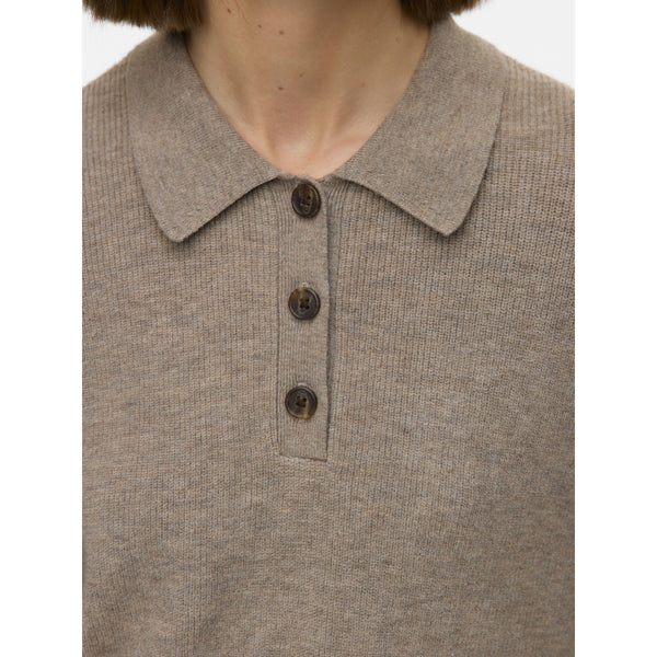 Vero Moda VERO MODA Dam Pullover VMExciting Pullover Silver Mink Melange