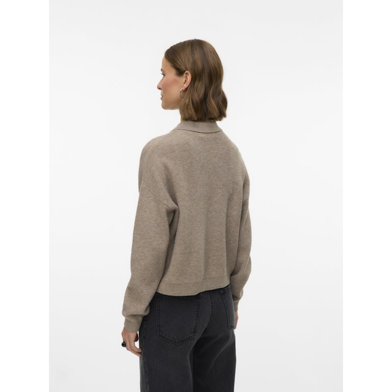 Vero Moda VERO MODA Dam Pullover VMExciting Pullover Silver Mink Melange