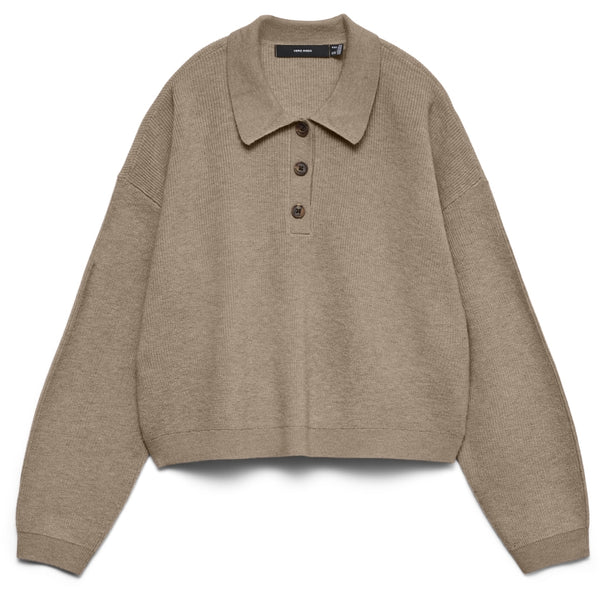 Vero Moda VERO MODA Dam Pullover VMExciting Pullover Silver Mink Melange