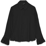 Vero Moda VERO MODA Dam Skjorta VMPlissi Shirt Black