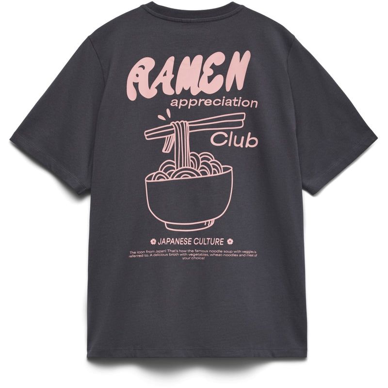 Vero Moda VERO MODA Dam Topp VMLilje Top Asphalt Ramen