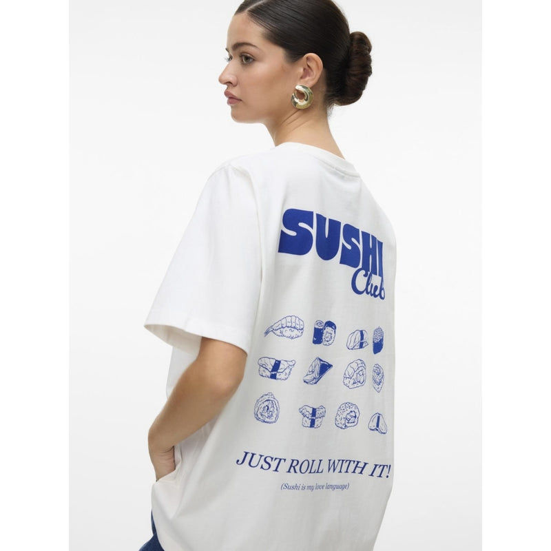 Vero Moda VERO MODA Dam Topp VMLilje Top Snow White Sushi