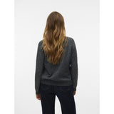 Vero Moda VERO MODA Dam Tröja VMDoffyshine Blouse Asphalt Silver Lurex
