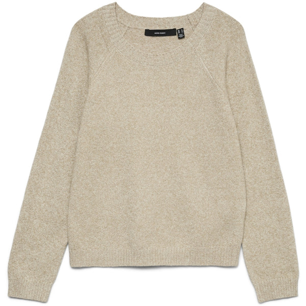 Vero Moda VERO MODA Dam Tröja VMDoffyshine Blouse Silver Mink Gold Lurex