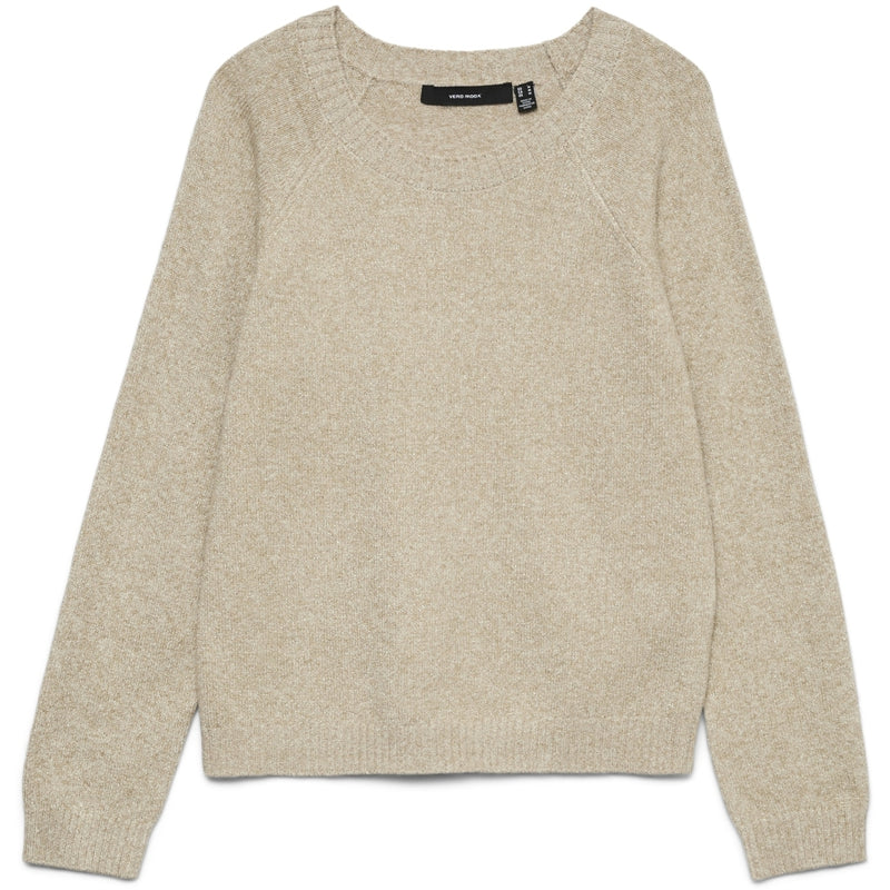 Vero Moda VERO MODA Dam Tröja VMDoffyshine Blouse Silver Mink Gold Lurex