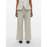 Vero Moda VERO MODA KVINNA BYXOR VMMIKELA Pant Birch Melange