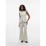 Vero Moda VERO MODA KVINNA BYXOR VMMIKELA Pant Birch Melange