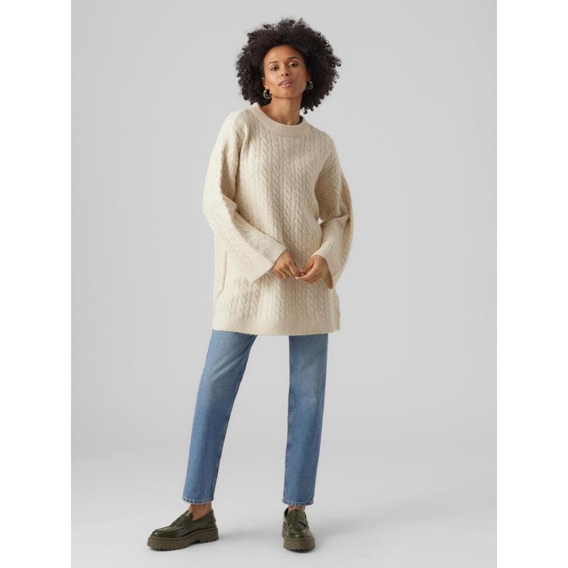 Vero Moda VERO MODA dam PULLOVER VMHEIDI Pullover Birch Melange