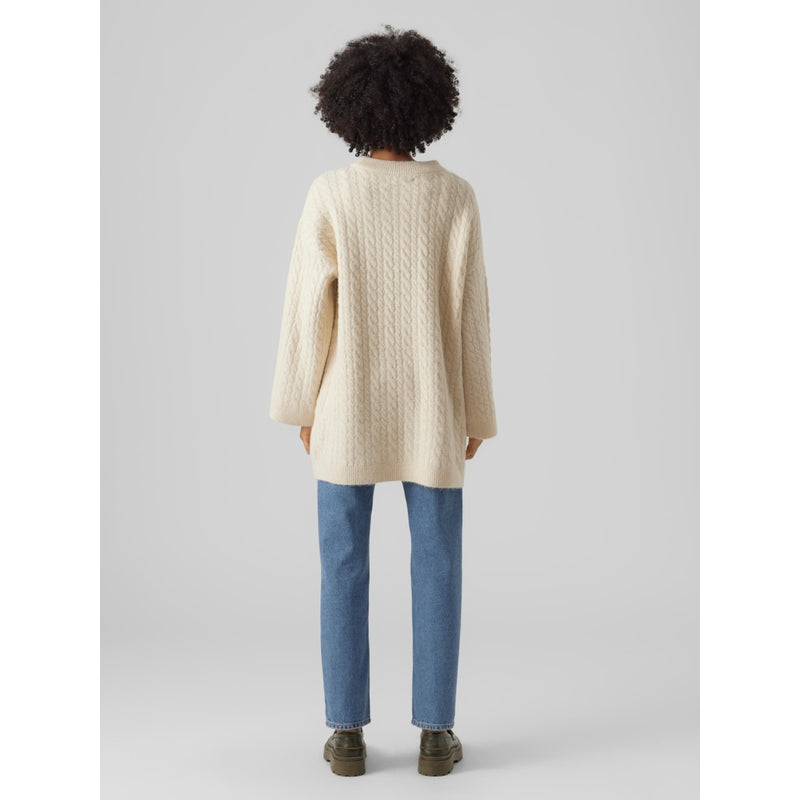 Vero Moda VERO MODA dam PULLOVER VMHEIDI Pullover Birch Melange