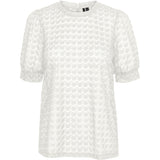 Vero Moda VERO MODA dam blus VMBECCA Blouse Snow white