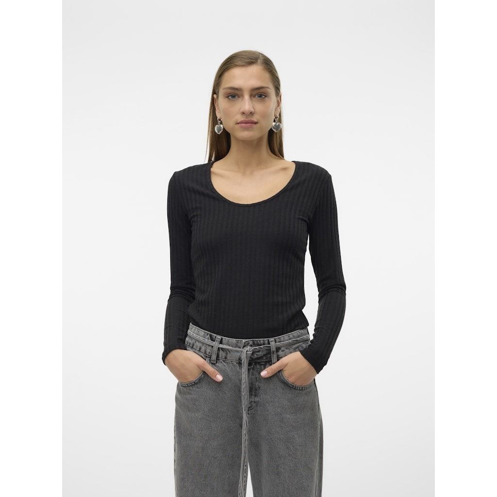 VERO MODA dam blus VMBRITT - Black