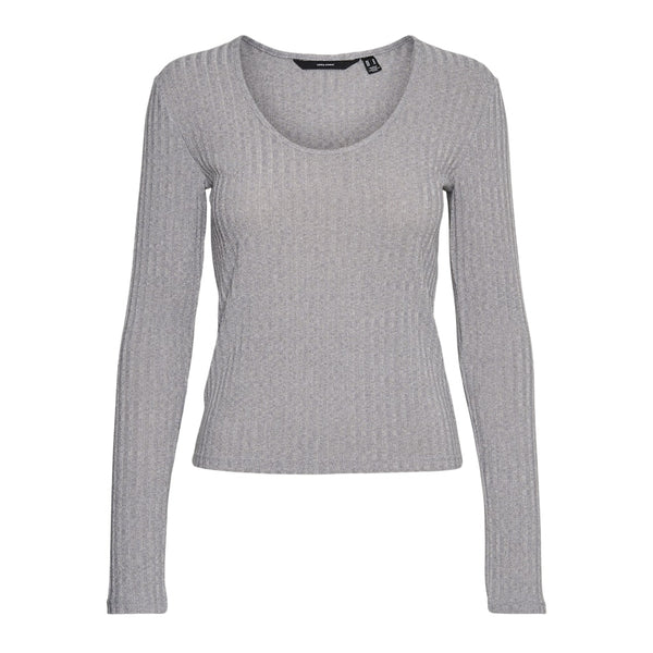 Vero Moda VERO MODA dam blus VMBRITT Blouse Light Grey Melange