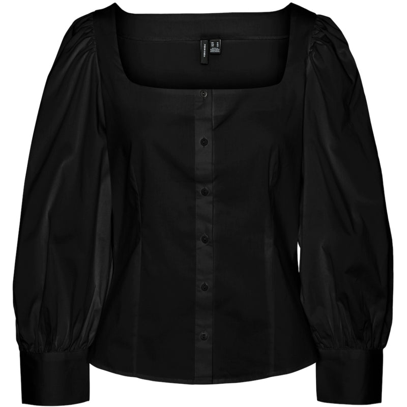 Vero Moda VERO MODA dam blus VMFRIBA Blouse Black