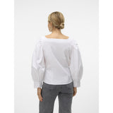 Vero Moda VERO MODA dam blus VMFRIBA Blouse Snow white