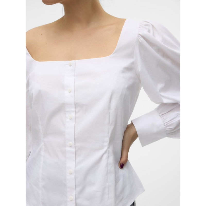 Vero Moda VERO MODA dam blus VMFRIBA Blouse Snow white