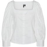 Vero Moda VERO MODA dam blus VMFRIBA Blouse Snow white