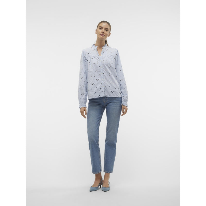 Vero Moda VERO MODA dam blus VMIPENRI Blouse Skyway