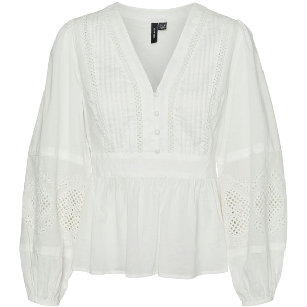 Vero Moda VERO MODA dam blus VMJAMILLA Blouse Snow white