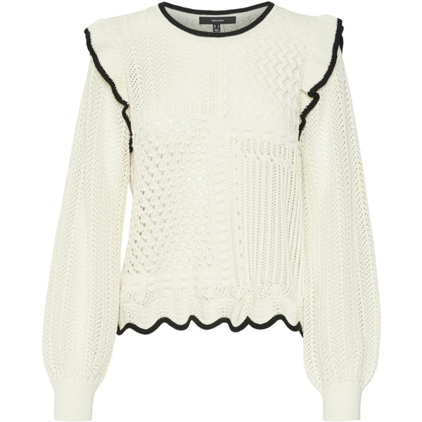 Vero Moda VERO MODA dam blus VMMADELYN Blouse Birch W. BLACK