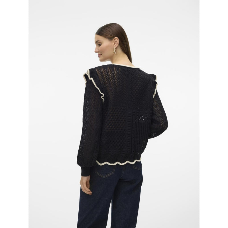 Vero Moda VERO MODA dam blus VMMADELYN Blouse Black W. BIRCH