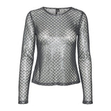 Vero Moda VERO MODA dam blus VMSAFINA Blouse Asphalt