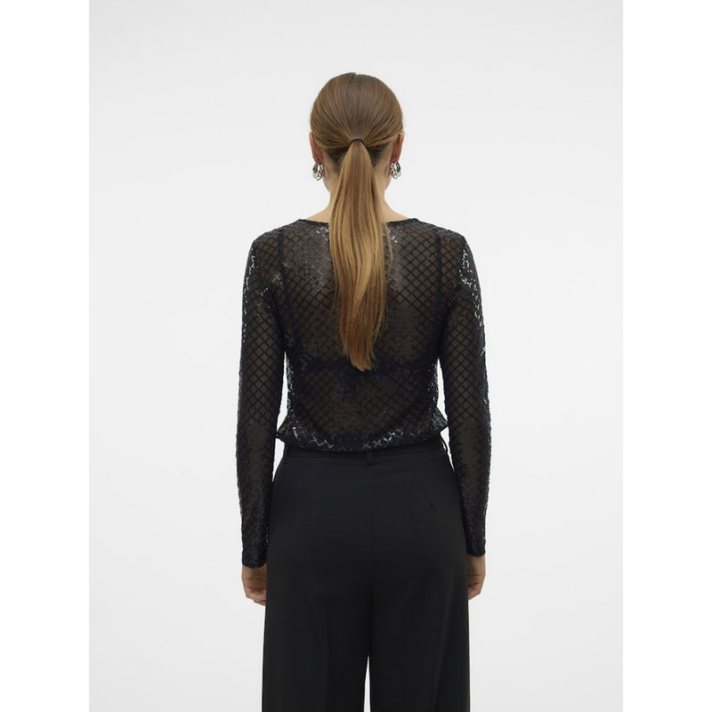 Vero Moda VERO MODA dam blus VMSAFINA Blouse Black