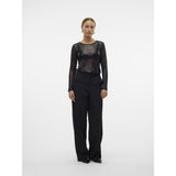 Vero Moda VERO MODA dam blus VMSAFINA Blouse Black