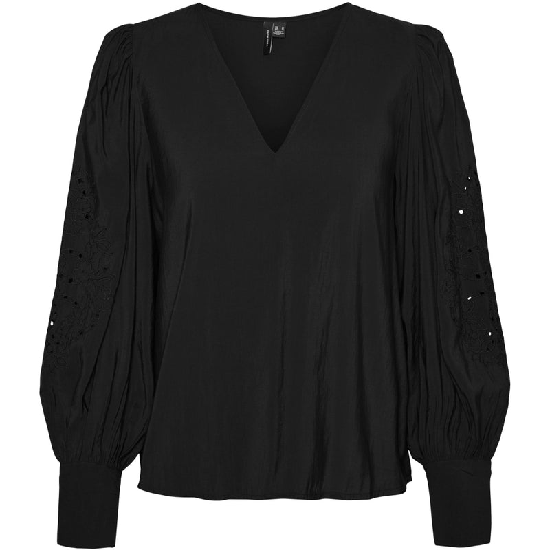 Vero Moda VERO MODA dam blus VMSANI Blouse Black