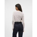 Vero Moda VERO MODA dam blus VMTHERESE Blouse Snow White HEARTS