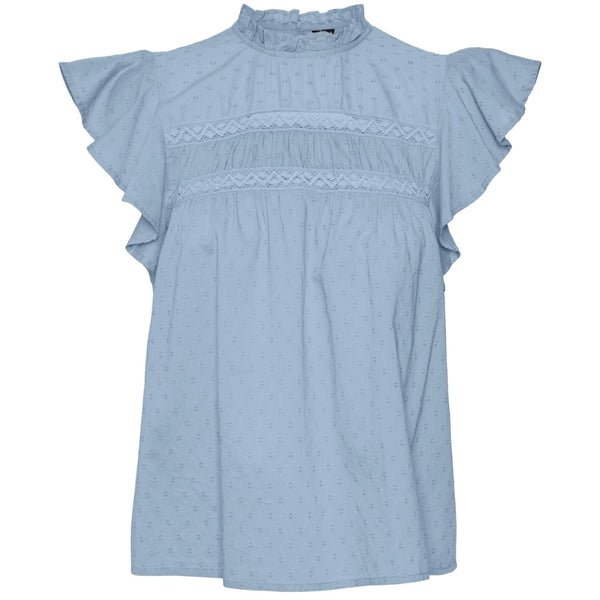 Vero Moda VERO MODA dam blus VMTRINE Blouse Cashmere Blue