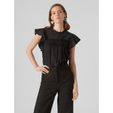Vero Moda VERO MODA dam blus VMTRINE Top Black