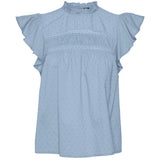 Vero Moda VERO MODA dam blus VMTRINE Top Cashmere Blue