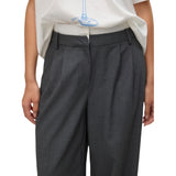 Vero Moda VERO MODA dam byxor VMMADJA Pant Dark grey melange