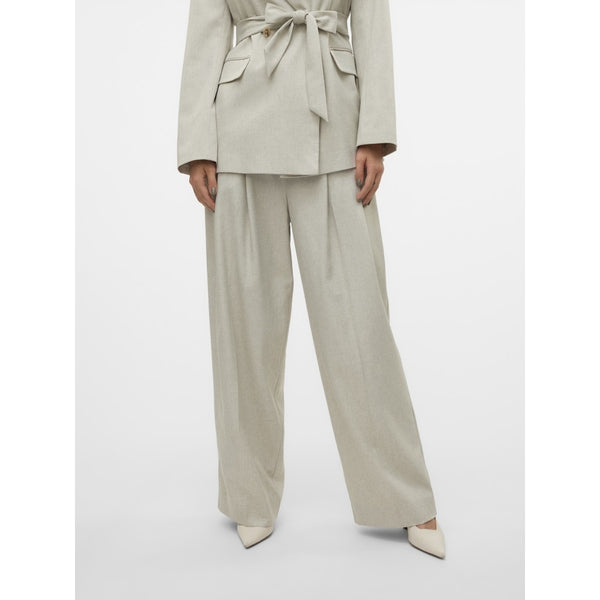 Vero Moda VERO MODA dam byxor VMOMARI Pant Light Grey Melange