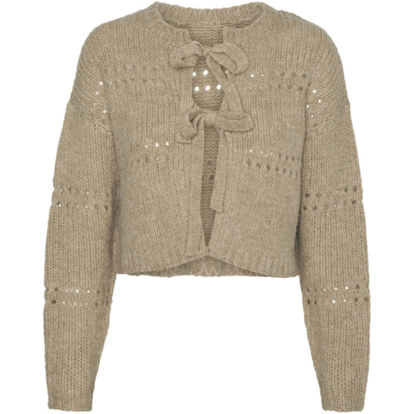 Vero Moda VERO MODA dam cardigan VMADELINA Cardigan Silver Mink W. MELANGE