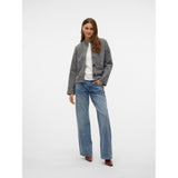 Vero Moda VERO MODA dam cardigan VMHAYLI Cardigan Light Grey Melange Dark grey melange