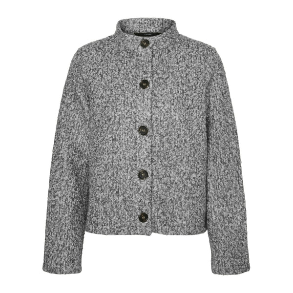Vero Moda VERO MODA dam cardigan VMHAYLI Cardigan Light Grey Melange Dark grey melange