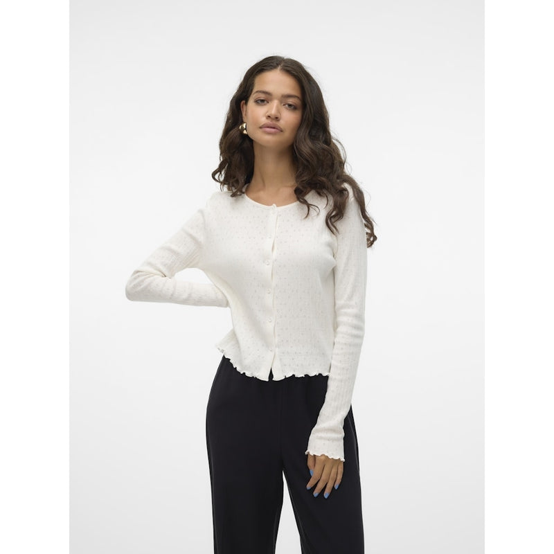 Vero Moda VERO MODA dam cardigan VMISA Cardigan Bright White