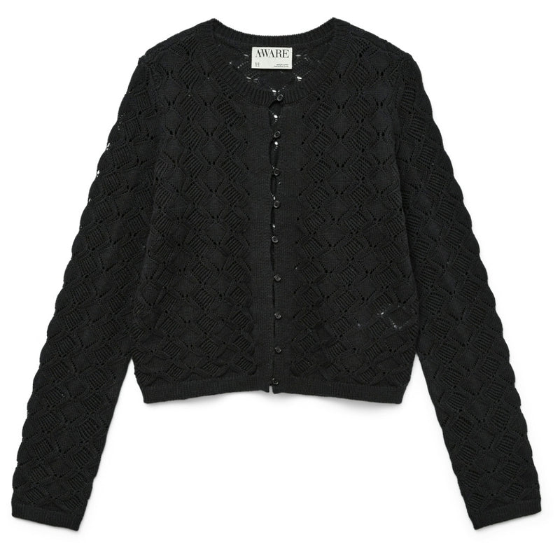 Vero Moda VERO MODA dam cardigan VMPAOLA Cardigan Black