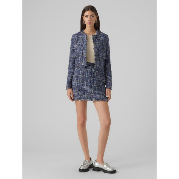 Vero Moda VERO MODA dam jacka VMCHANTELLE Jacket Navy Blazer MELANGE