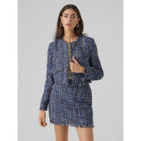 Vero Moda VERO MODA dam jacka VMCHANTELLE Jacket Navy Blazer MELANGE