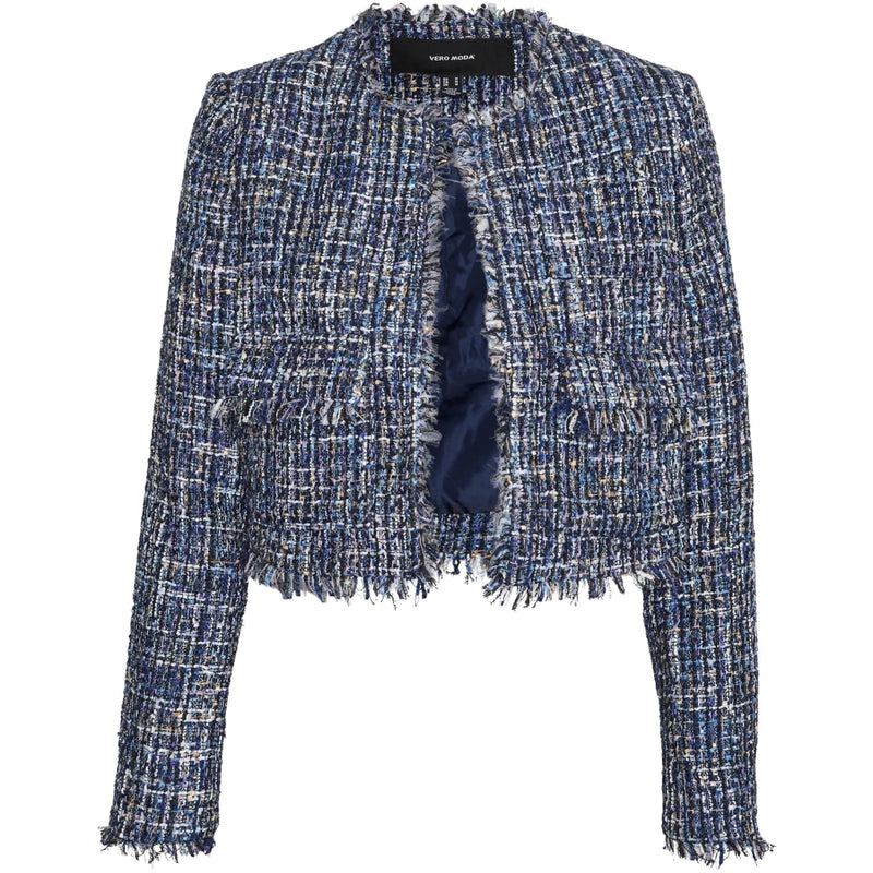 Vero Moda VERO MODA dam jacka VMCHANTELLE Jacket Navy Blazer MELANGE