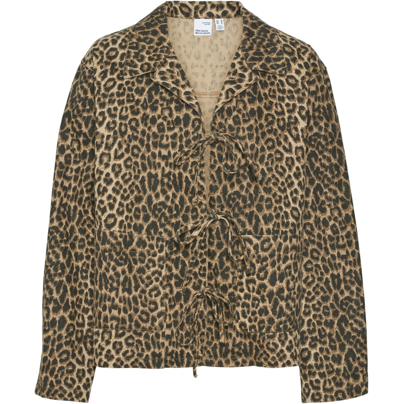 Vero Moda VERO MODA dam jacka VMKIRBY Jacket Silver Mink LEOPARD