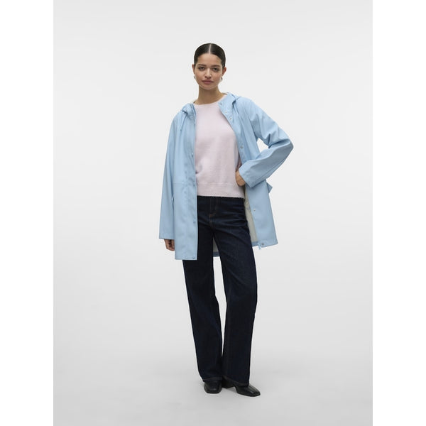 Vero Moda VERO MODA dam jacka VMMALOU Rainwear Cashmere Blue