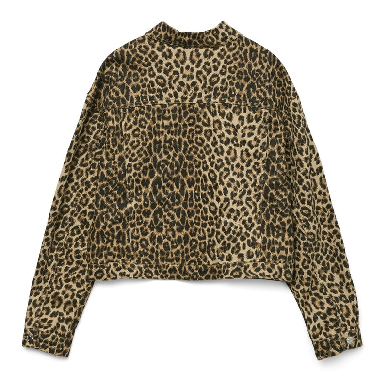 Vero Moda VERO MODA dam jacka VMTALLULAH Jacket Silver Mink LEOPARD