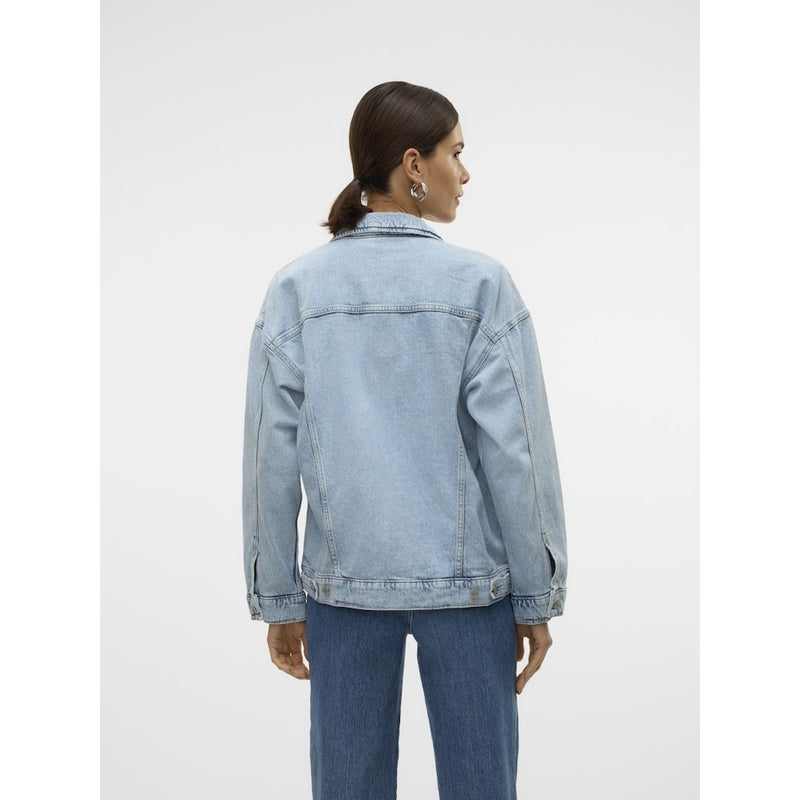 Vero Moda VERO MODA dam jacka VMTESSA Jacket Light Blue Denim Detail RA339