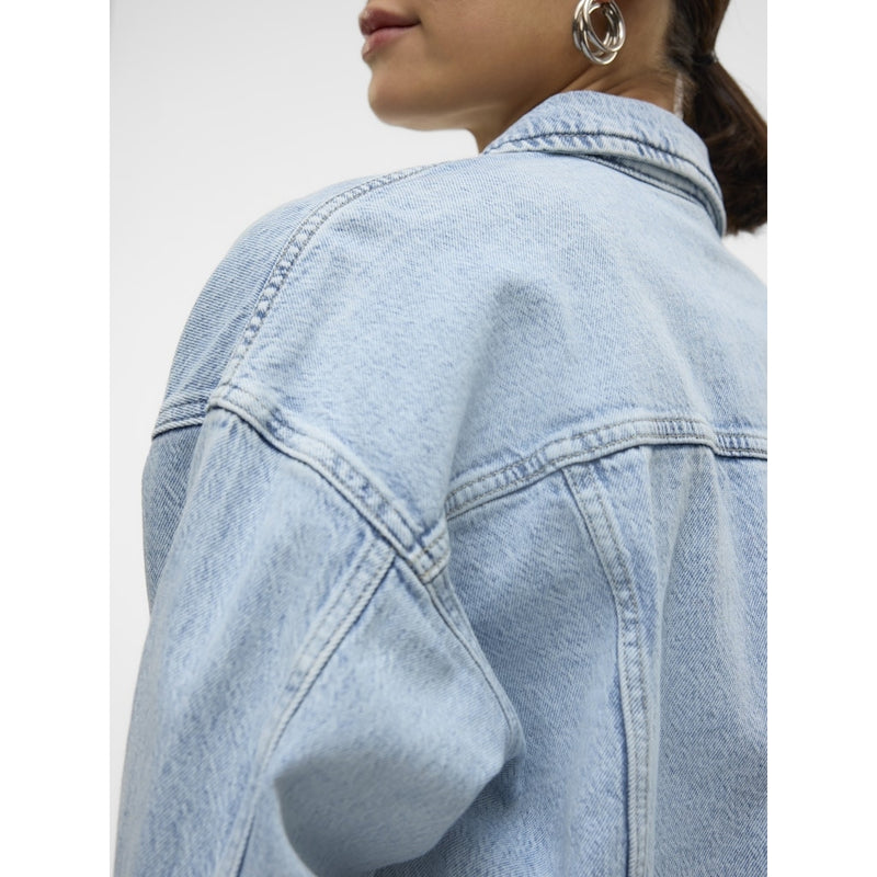 Vero Moda VERO MODA dam jacka VMTESSA Jacket Light Blue Denim Detail RA339